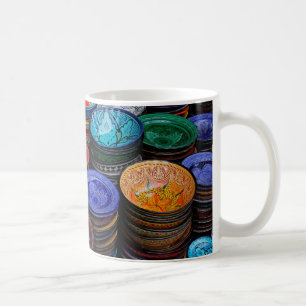 Caneca De Café Pratos Marroquinos No Mercado