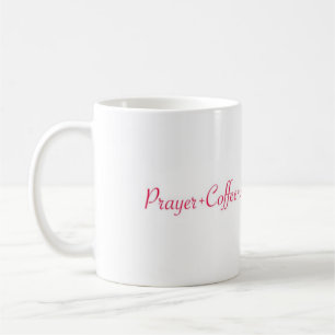 Caneca De Café Pray mais o café