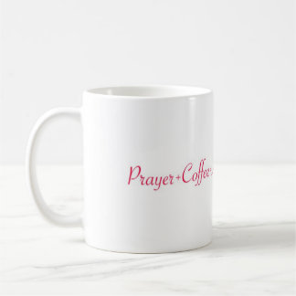 Caneca De Café Pray mais o café