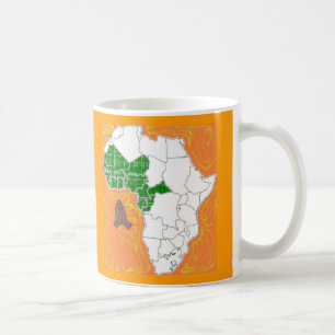 Caneca De Café Pray para África ocidental