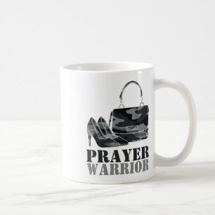Caneca De Café Prayer Warrior Camo Deus Jesus Camouflage Cristão
