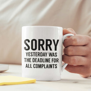 Caneca De Café Prazo de reclamação