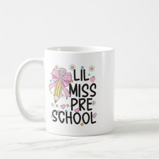 Caneca De Café Pré-escola Little Miss Ck para meninas pré-escolar