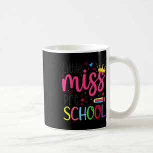 Caneca De Café Pré-escola Little Miss De Volta à Escola Meninas P