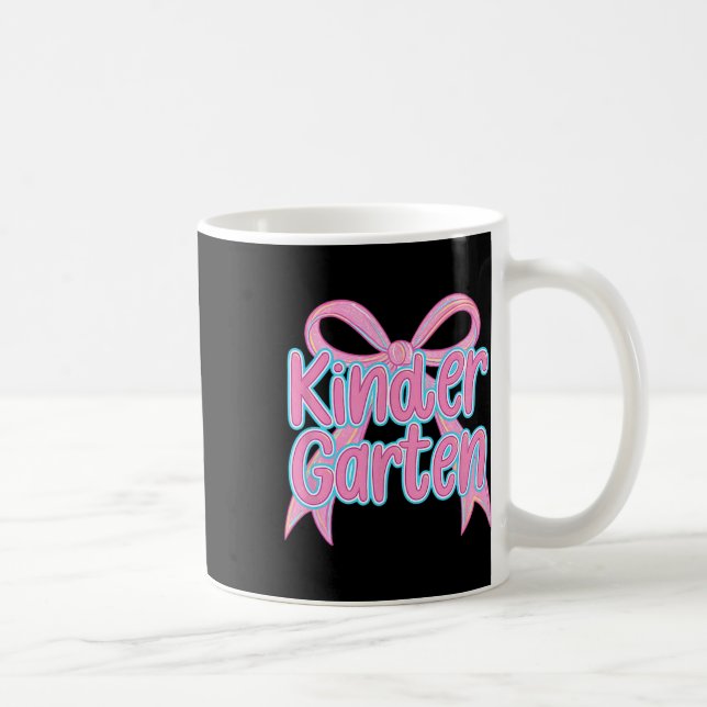 Caneca De Café Pré-escola Preparatória Professor Volta às Aulas K (Direita)
