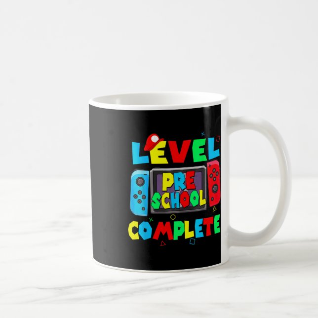 Caneca De Café Pré-Escolas Concluídas No Último Dia Do Vídeo Esco (Direita)