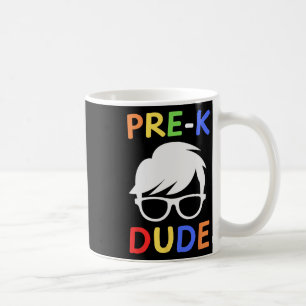 Caneca De Café Pré-k Cara Crianças de Volta à Escola Primeiro Dia
