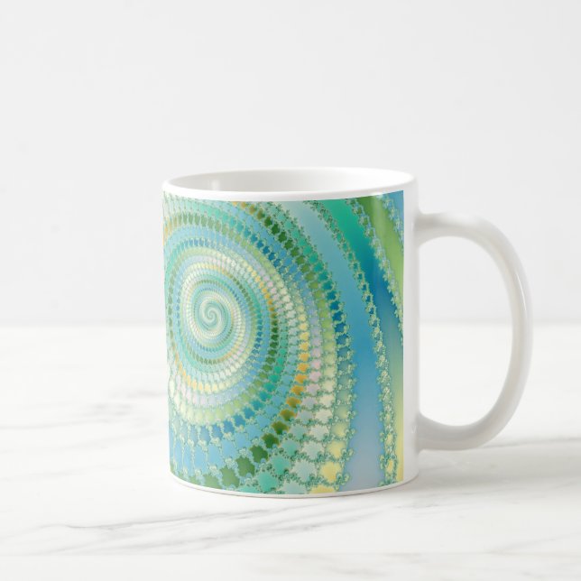Caneca De Café Pré-Vida - Caneta Fractal (Direita)