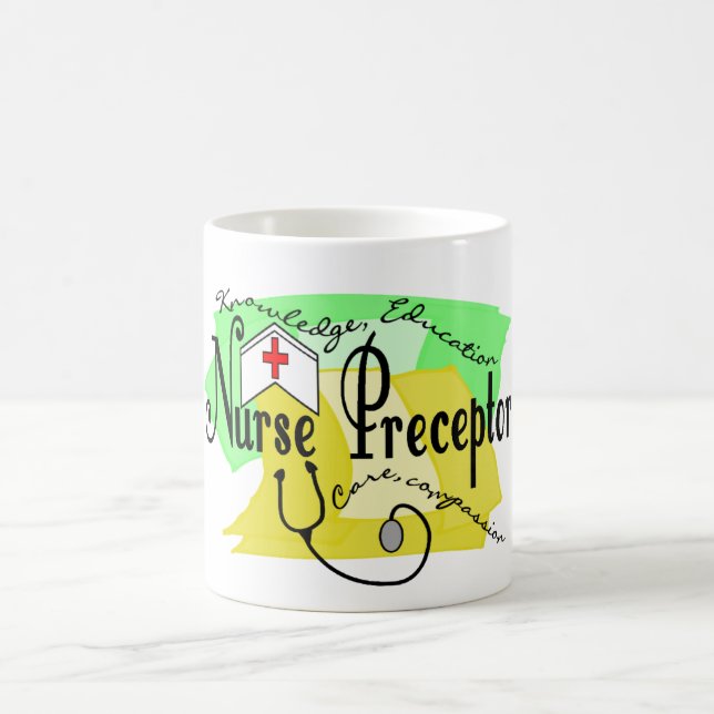 Caneca De Café Preceptor da enfermeira (Centro)