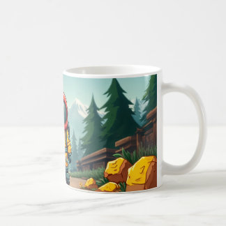 Caneca De Café Precisa de mais Fazenda — Mineiro de desenho inspi