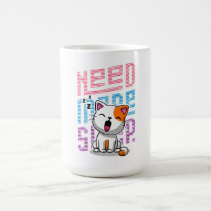 Caneca De Café Precisa de mais latência Engraçada expressão de
