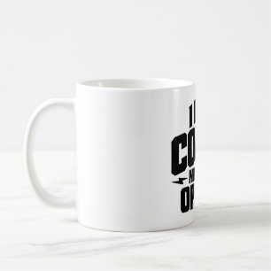 Caneca De Café Preciso de Café Não da Sua Opinião Tipografia Desi