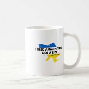 Caneca De Café Preciso de Munição Não de uma Carona Bandeira da U