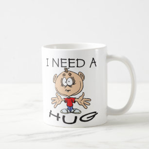 Caneca De Café Preciso de um abraço