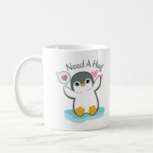Caneca De Café Preciso de um abraço