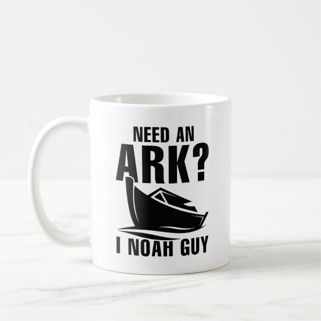 Caneca De Café Preciso De Uma Arca Para A Cara Noah (Esquerda)