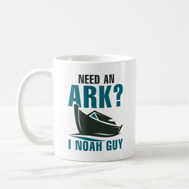 Caneca De Café Preciso De Uma Arca Para A Cara Noah (Esquerda)