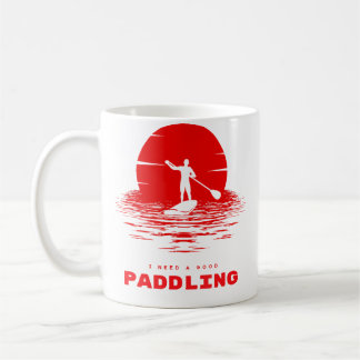 Caneca De Café Preciso de uma boa camiseta de rafting e remo