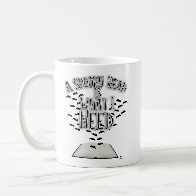Caneca De Café Preciso De Uma Citação De Leitura Epic Spooky (Esquerda)