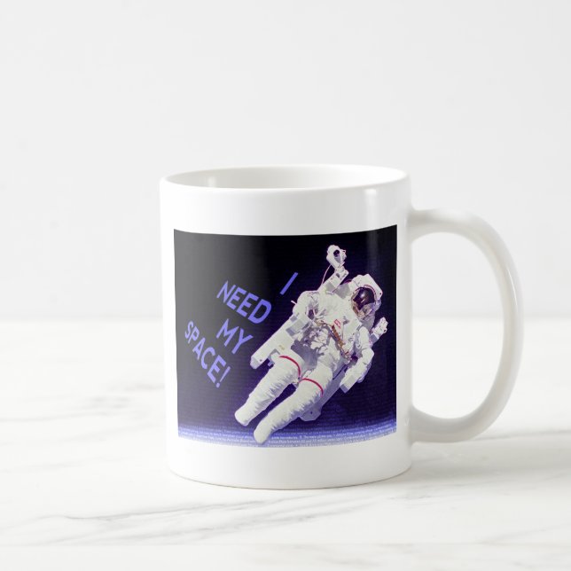 Caneca De Café Preciso Do Meu Espaço (Direita)