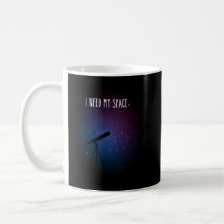 Caneca De Café Preciso do meu espaço Galaxy Impressão Nasa Exteri