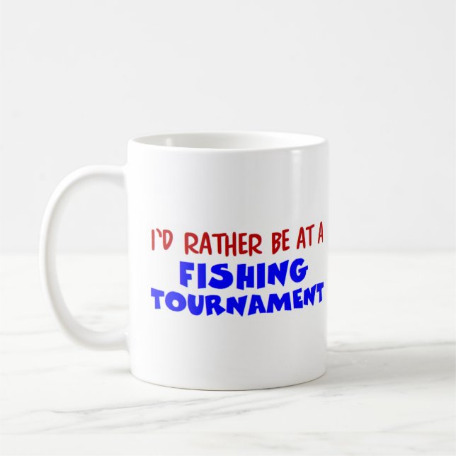 Caneca De Café preferencialmente em um torneio de pesca (Esquerda)