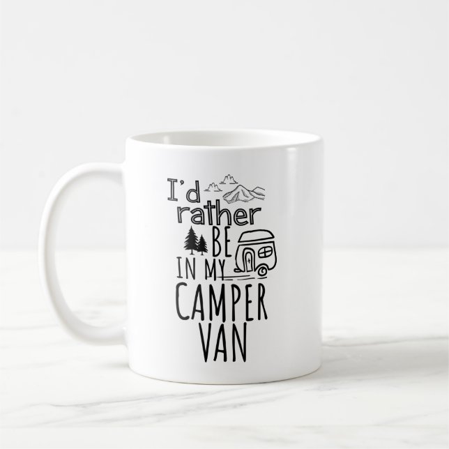 Caneca De Café Preferencialmente Estaria Em Minha Camper Van (Esquerda)