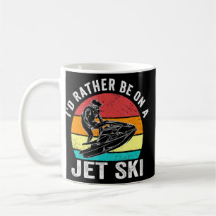Caneca De Café Preferencialmente Id em um Jet Ski Vintage Jet Ski