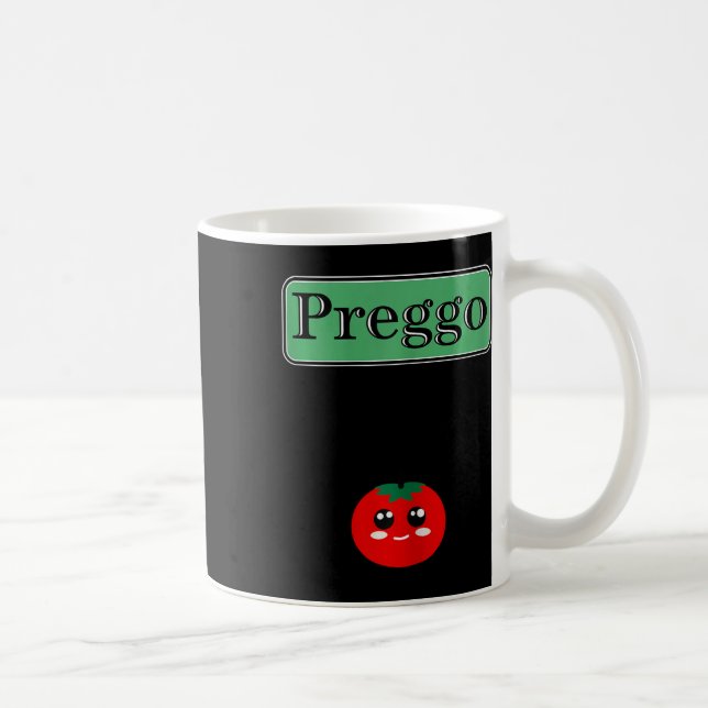 Caneca De Café Preggo Sauce Engraçado Maternidade Engraçado Figur (Direita)
