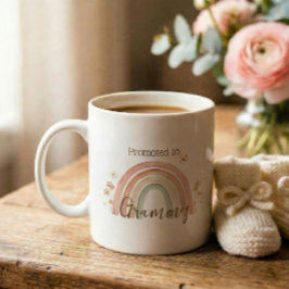 Caneca De Café Pregnancy Announcement Grammy Gift