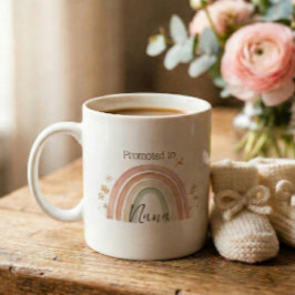Caneca De Café Pregnancy Announcement Nana Gift