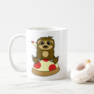 Caneca De Café Preguiça da pizza