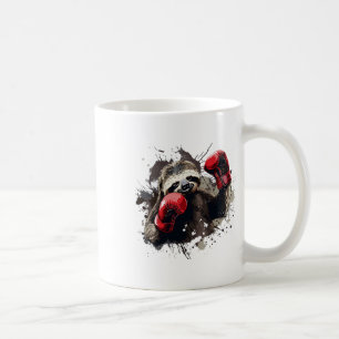 Caneca De Café Preguiça de Boxe com Luvas de Boxe Kickboxing Engr