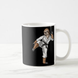 Caneca De Café Preguiça Karate Kickboxing Taekwondo Muay Thai Art