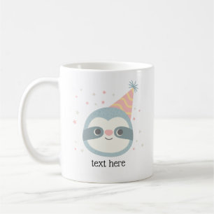 Caneca De Café preguiça, preguiça aguda, ilustração animal