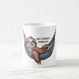 Caneca De Café Preguiça Relaxando