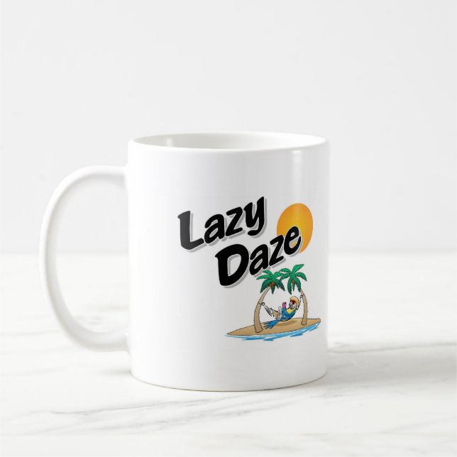 Caneca de café preguiçosa do papagaio de Dazy (Esquerda)