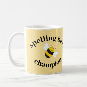 Caneca De Café prêmio de campeão de abelhas para competição e