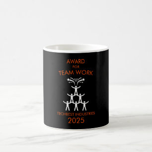 Caneca De Café Prêmio de Trabalho da Equipe do Funcionarios Corpo