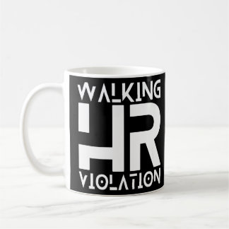 Caneca De Café Premium de Memória Engraçado de Violação de RH