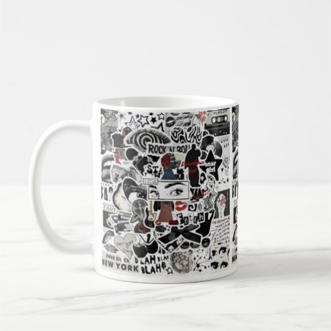 Caneca De Café Premium Reusable Drinking Glass | Eco-Friendly Mug (Esquerda)