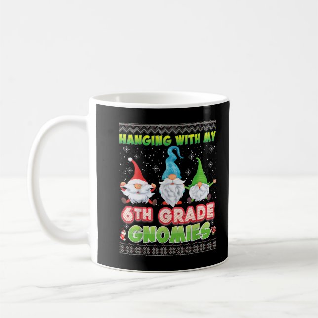 Caneca De Café Prendendo Com Meus Gnomos Da Grau 6 Feia Suar Chr (Esquerda)