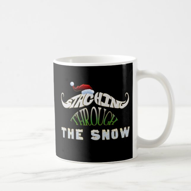 Caneca De Café Prendendo pela neve (Direita)