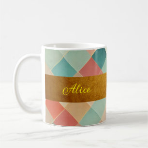 Caneca De Café prénom personnalisé, cadeau élégant d'inspiration