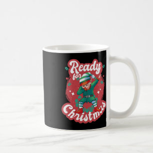 Caneca De Café Preparado Para O Natal Elf Xmas Santa Claus Snow A