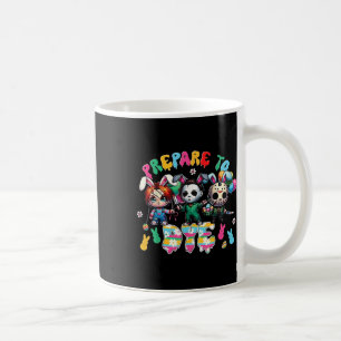 Caneca De Café Preparar Para Mães Familiares De Caracteres De Hor