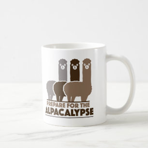 Caneca De Café Prepare para o Alpacalypse