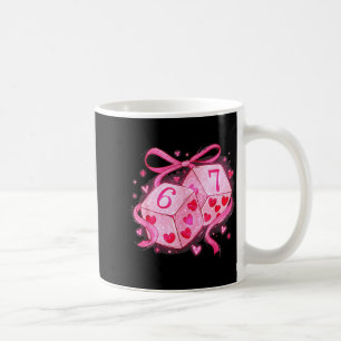 Caneca De Café Preppy 67 Dia dos Namorados Six Seven Dice 6 7 Hom