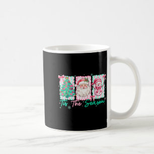 Caneca De Café Preppy É a Temporada Papai Noel Boneco de Neve Nat