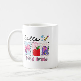 Caneca De Café Preppy Garota Ck Para Escola Olá Terceira Série Pr